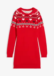 Stickad klänning, bonprix