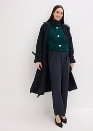 Stickad väst med dekorativa knappar, bonprix