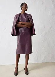 Skinnklänning av lammnappa, bonprix