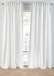 Gardin i återvunnet material (2-pack), bonprix