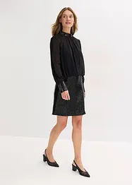Minikjol med paljetter, bonprix
