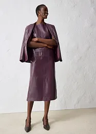 Skinnklänning av lammnappa, bonprix