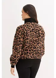 Tröja med krage och dragkedja, bonprix