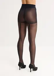 Strumpbyxa med bekväm midja och hjärtan (30 den), bonprix