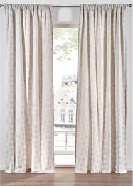 Jacquardgardin av ekologisk bomull (1-pack), bonprix