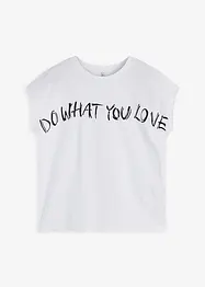 Oversizetopp av ren bomull, bonprix