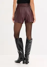 Shorts i skinnimitation, med skärp, bonprix