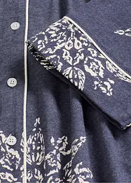 Pyjamas med knappslå, bonprix