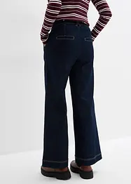 Wide Leg Jeans High Waist med bekväm midja, bonprix