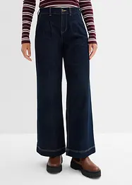 Wide Leg Jeans High Waist med bekväm midja, bonprix