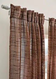 Gardin med linnelook (1-pack), bonprix