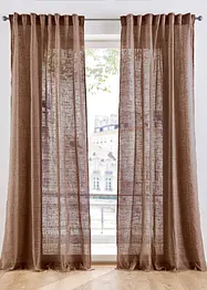 Gardin med linnelook (1-pack), bonprix