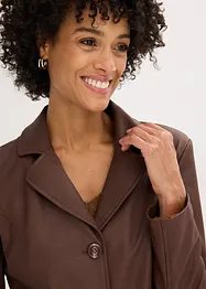 Lång kavaj i skinnimitation, bonprix