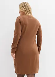 Jerseyklänning av bomull med stretch (2-pack), bonprix