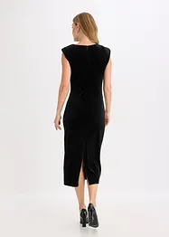 Midiklänning i mjuk sammet, bonprix