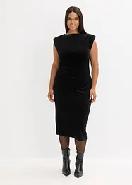 Midiklänning i mjuk sammet, bonprix