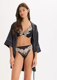 Stringtrosa av tvåfärgad spets, bonprix