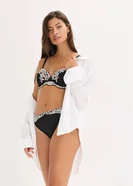 Balconette-BH med tvåfärgad spets (2-pack), bonprix