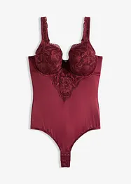 Stringbody med vadderade axelband, bonprix