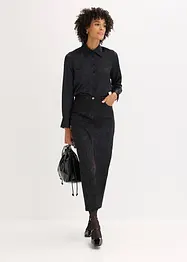 Kjol i bomull med stretch, bonprix