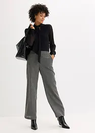 Knytblus med spets, bonprix