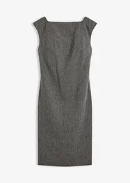 Fodralklänning av tweedliknande material, bonprix