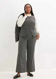 Väst med glencheckrutigt mönster, bonprix