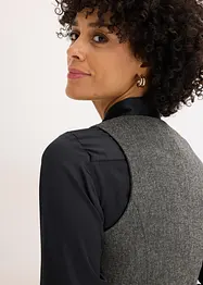 Väst med glencheckrutigt mönster, bonprix