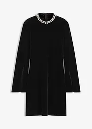 Miniklänning i följsam sammet, bonprix