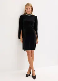 Miniklänning i följsam sammet, bonprix