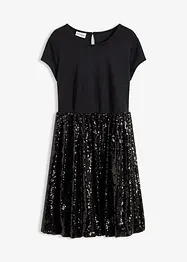 Jerseyklänning i viskosmix, bonprix