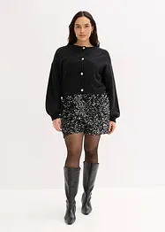 Cardigan med dekorativa knappar, bonprix