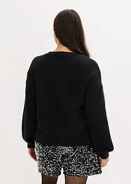 Cardigan med dekorativa knappar, bonprix