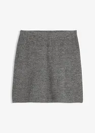 Stickad minikjol, bonprix