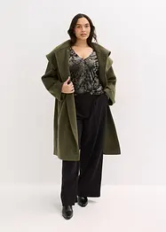 Långärmad topp av sammet, bonprix