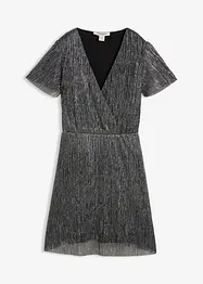 Kort, glittrig klänning, bonprix