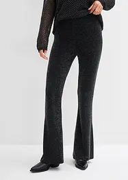 Utsvängda leggings med glitter, bonprix