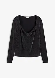 Topp med draperad ringning, bonprix