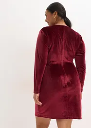 Miniklänning av glansig sammet, bonprix