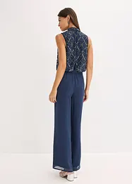 Jumpsuit med pärlbroderi, bonprix