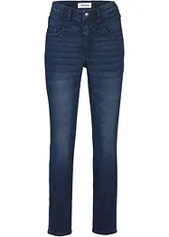 Skinny jeans med hög midja, cropped, bonprix