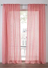 Gardinlängd med vävda ränder (1-pack), bonprix