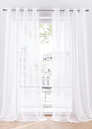 Gardin med återvunnen polyester och fint strukturerad yta (1-pack), bonprix