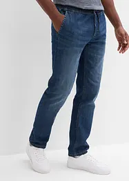 Tunna dra på-jeans, Regular Fit, Straight, bonprix