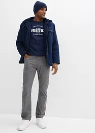 Byxa i twill av bomull, Regular Fit, Straight, bonprix