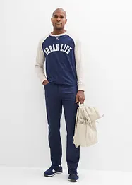 Stretchbyxa, klassisk passform, raka ben, bonprix