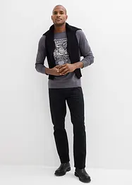 Stretchbyxa, klassisk passform, raka ben, bonprix