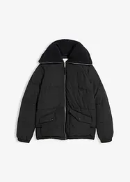 Quiltad jacka med teddykrage, bonprix