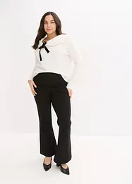 Oversizetröja med vid ringning, bonprix