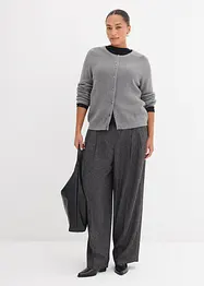 Cardigan av yllemix med dekorativa knappar, bonprix